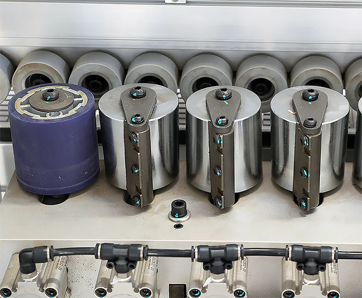 JYW-803C High-Speed Automatic Edge Band Machine Cabinet Production Woodworking Manufacturing Plant Featuring Essential Motor PLC