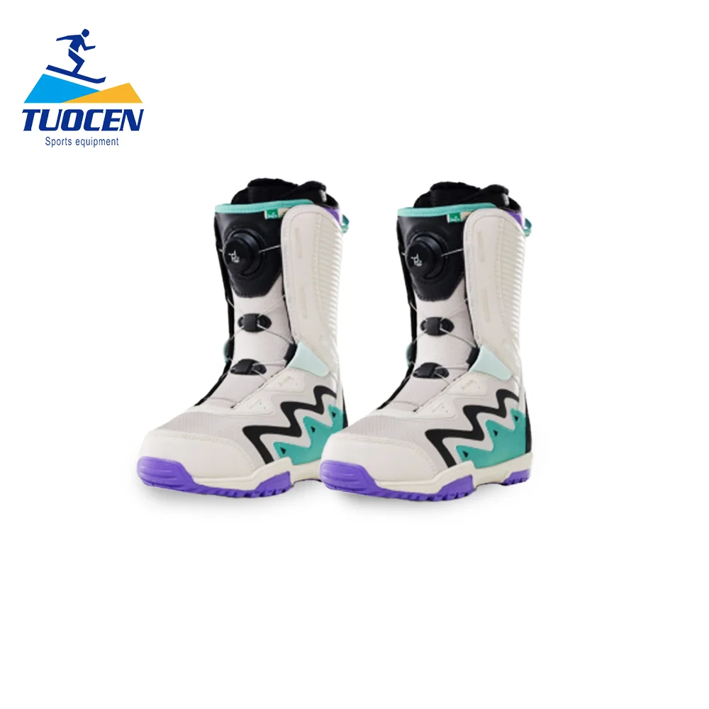 High Quality manufacturer  warm pile ski training  skiing sport  outdoor  winter  adult snowboard boots