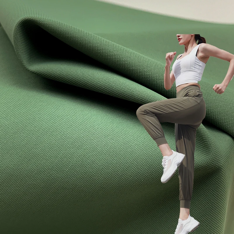 lightweight running tights breathable quick dry OEKO TEX certified polyamide elastane blend fabric