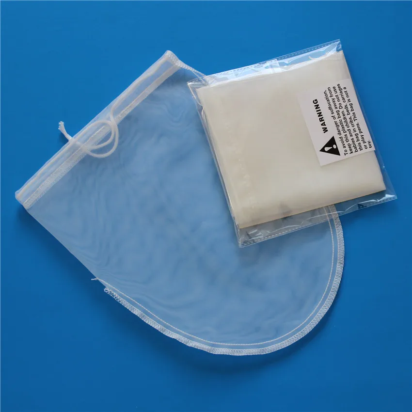 Reusable Top Sales Washable Filter Cloth Nylon Nut Milk Bag For Tea Coffee And Cow Milk Almond Soy Milk Filter Bags