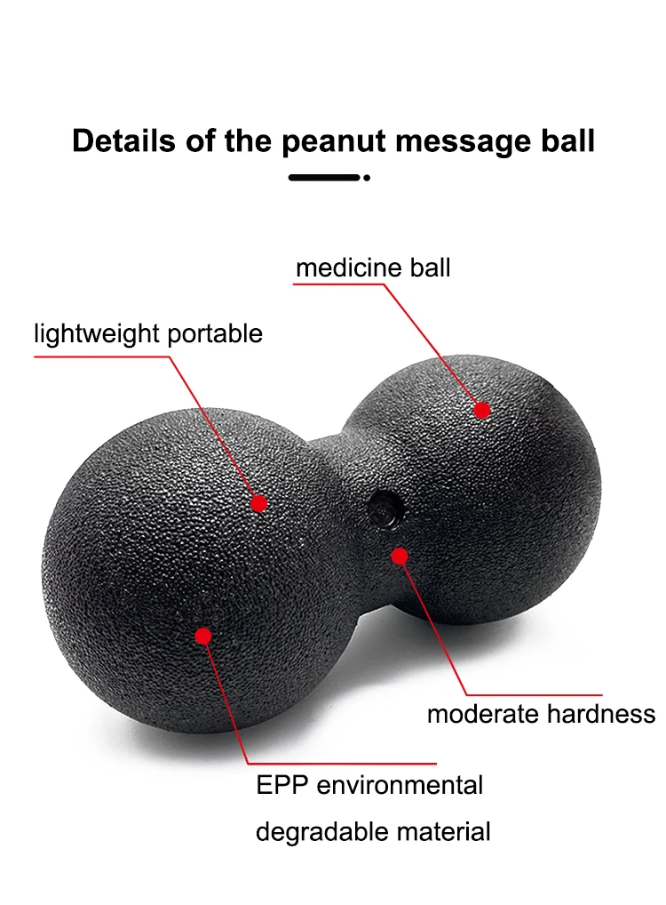 Epp Fitness Peanut Ball Light Weight High Density Custom Massage Ball