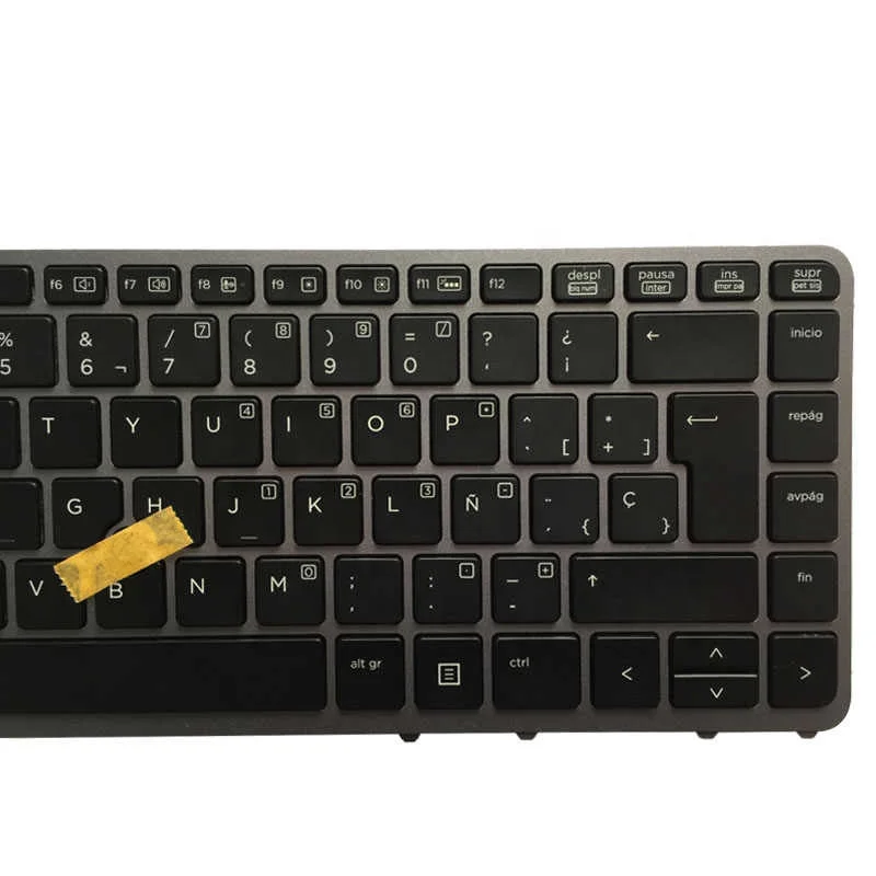 Клавиатура Mildtrans с испанской раскладкой для ноутбука HP Elitebook 840 G1 850 G1 840 G2 850 G2
