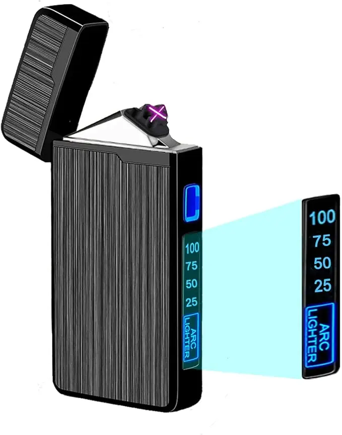Lighter USB Electronic Rechargeable Lighter Portable Lighter with Switch