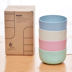 Small Fiber Dinner Cereal Soup Set Kid Nordic Salad Rice Noodle Large Ramen Wheat Straw Mixing Bowl