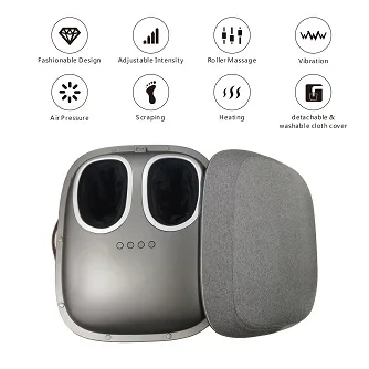 Novel Heating Vibration Chair Foot Massager 2020 Hot Professional Air Pressure Foot Massager Chair for Home Use