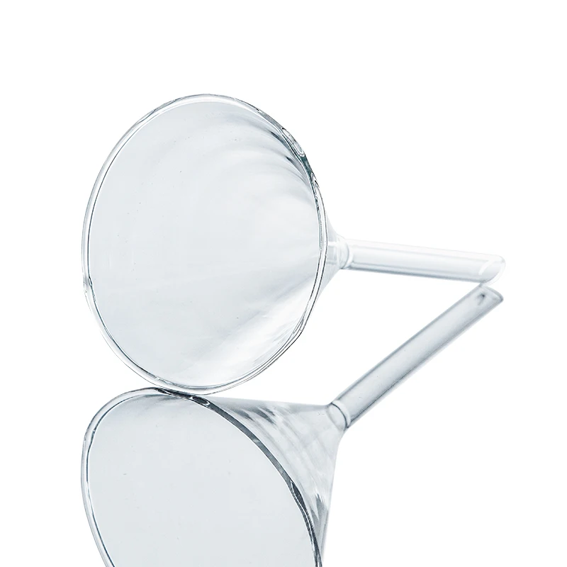 Лабораторная поставка, боросиликатное стекло 3,3, треугольная воронка, стеклянная коническая Воронка 40 мм, 50 мм, 60 мм, 75 мм, 90 мм, 100 мм, 120 мм, 150 мм