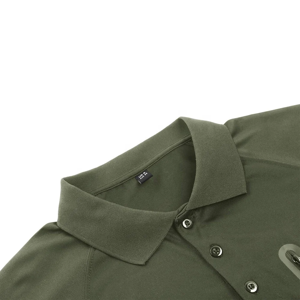 Long Sleeve Camouflage Security Guard Combat Battle Blank Cotton Cargo Tactical Navy Custom Logo Uniform T-Shirt Polo T Shirt