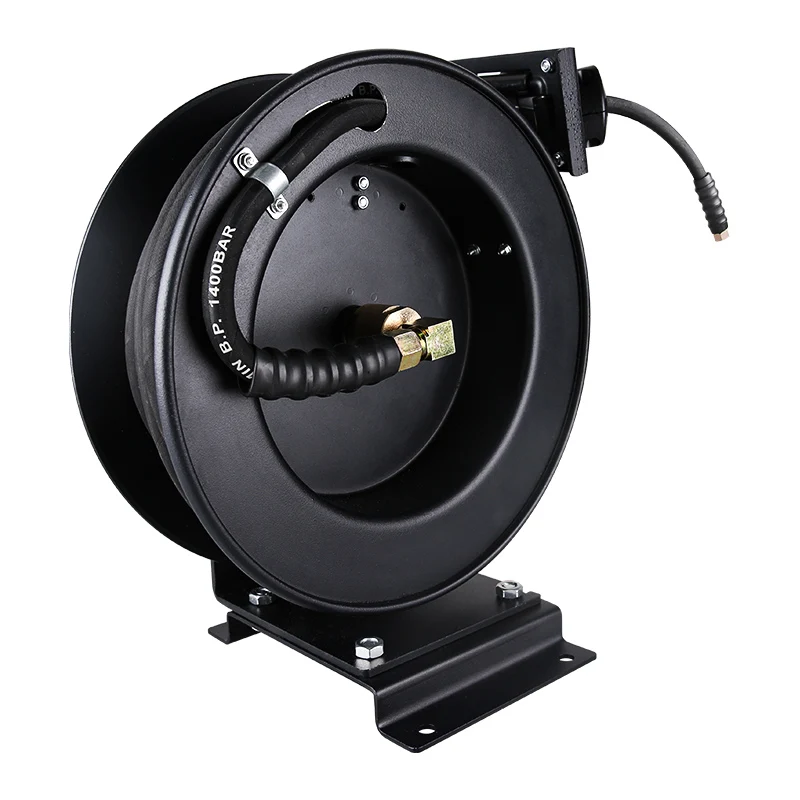SPS 4350 PSI 33 FT Single Arm High Pressure Hose Reel Automatic Telescopic Drum