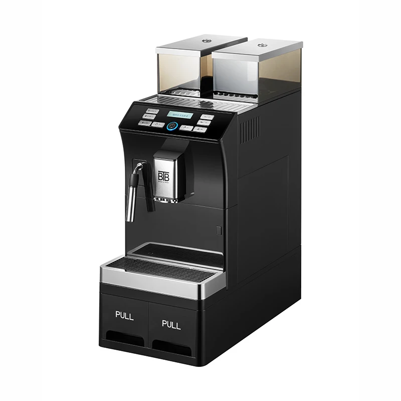 Freshly ground Italian-style espesso machine office hotel steamer rod grinding integrated coffee machine commercial