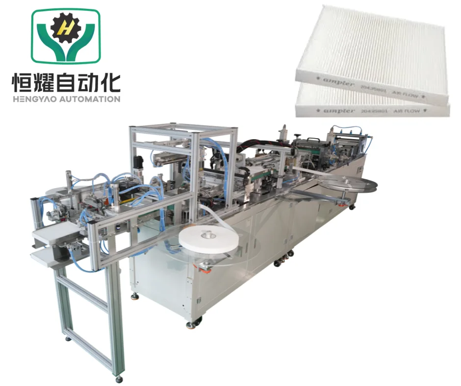 Hot Selling Automatic Car Air Conditioner Replacement Cabin Air Filter Production Line