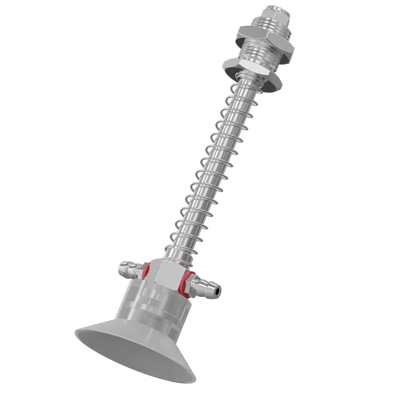 Industrial Robot Arm Sucker HAMO Vacuum Suction cup One Two Three Layers Silicone Rubber Suction Cup White Color Bellows Cup