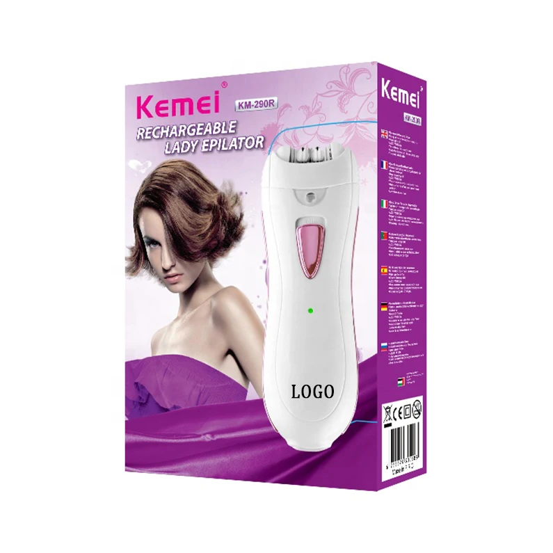 Дамская электробритва KD 290R Электрический эпилятор триммер для удаления волос бритва на ногах