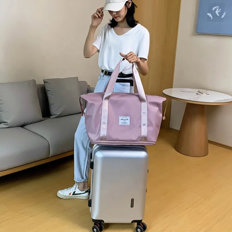 Customized Logo Large Capacity Sports Gym Travel Bag Outdoor Waterproof Storage Clothes Wholesale Overnight Weekender Duffle Bag