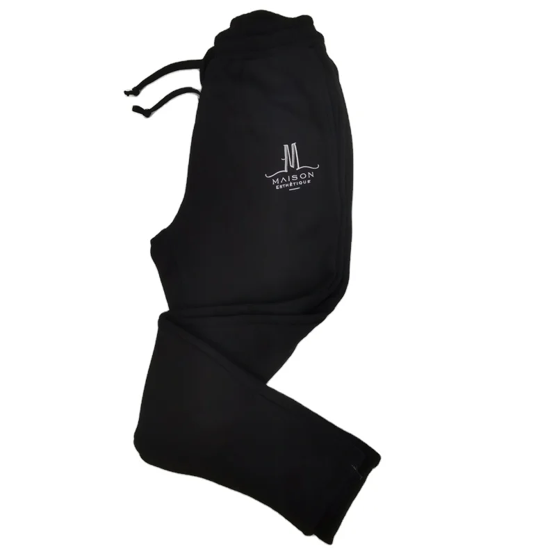 Winter Street Wear Straight Leg Pockets Sweat Pants Casual Trousers Mens Jogging Fleece Sweatpants