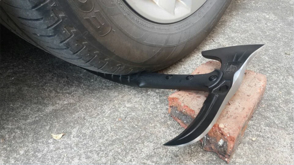 Survival pick tomahawk axe heads tactical hatchet ax outdoor wood cutting splitting hand camping axes with sheath