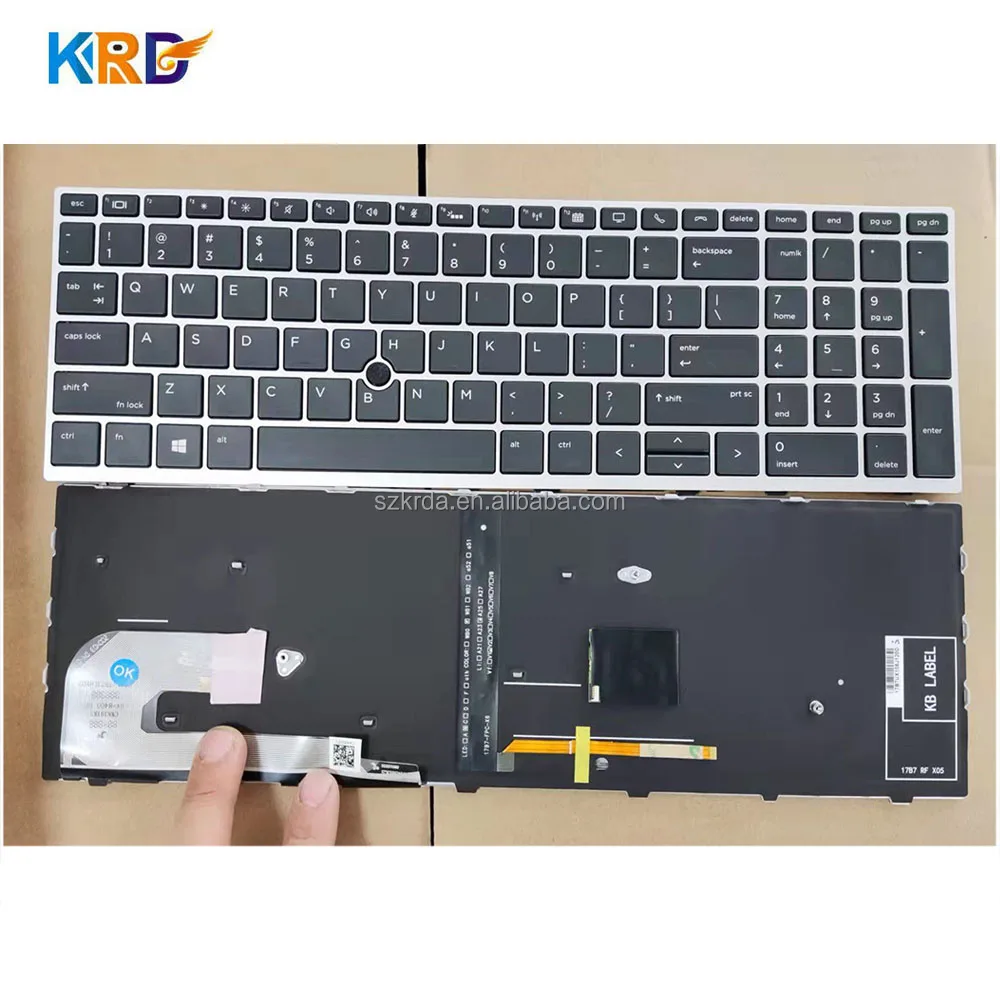 Laptop French Spanish Latin Russian Arabic Japanese Germany Brazilian Italian UK English US Keyboard for HP 745 G5 840 G5 846 G5