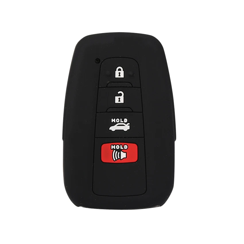 For 2017 2018 Toyota Prius Prime 4 Buttons Remote silicone car key case cover Factory Wholesale Car Key Cover