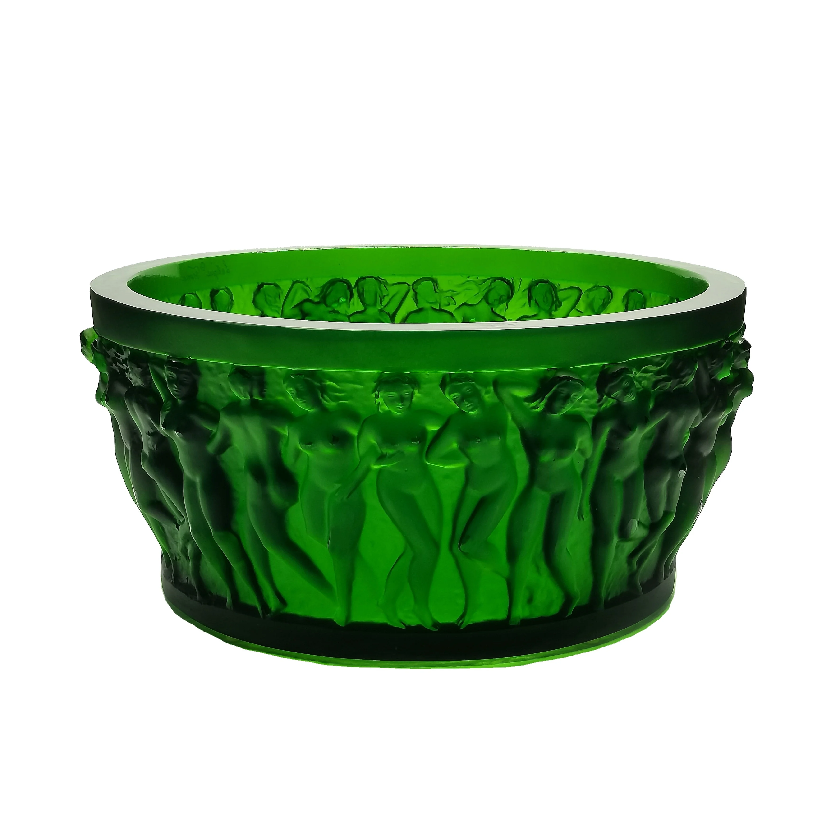 luxury style  crystal Classic  Bacchantes  ladies  bowl art collection for home  villa  wedding party  hotel ornament