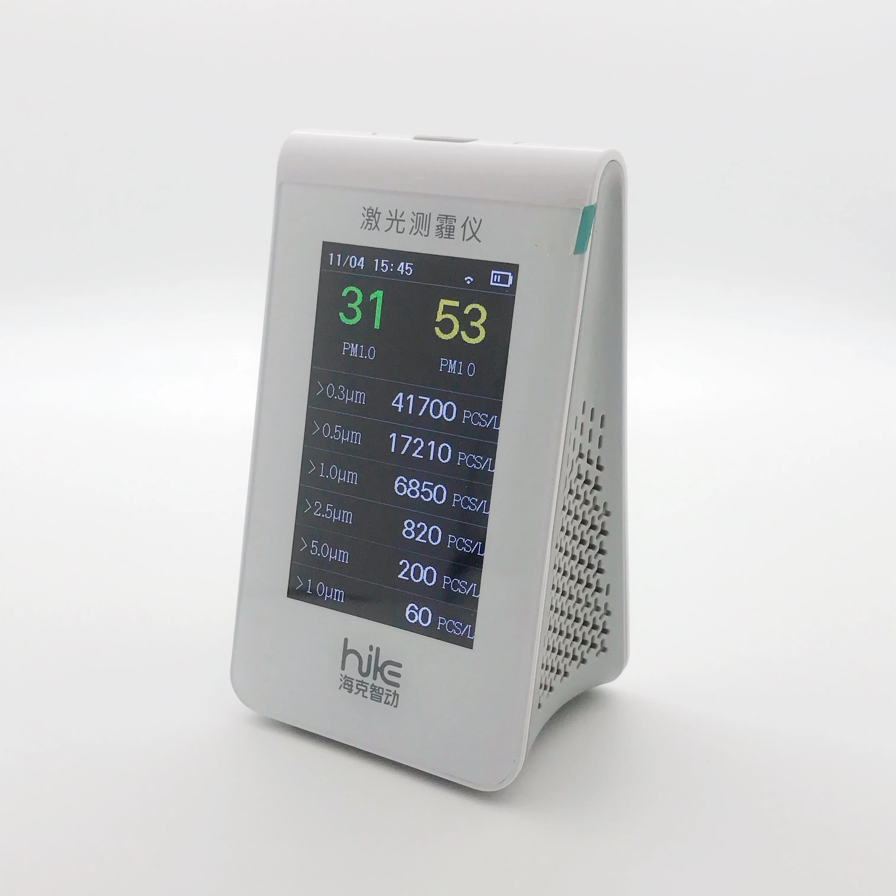 
Hike Portable Air Quality Detector PM2.5 co2 Concentration Meter Carbon Dioxide Sensor 400-5000ppm with Rechargeable Battery 