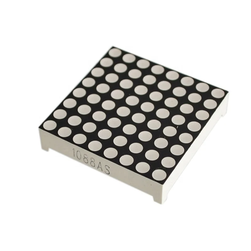 32*32mm 3mm RED dot matrix square 8x8  led matrix display  common anode 1088AS