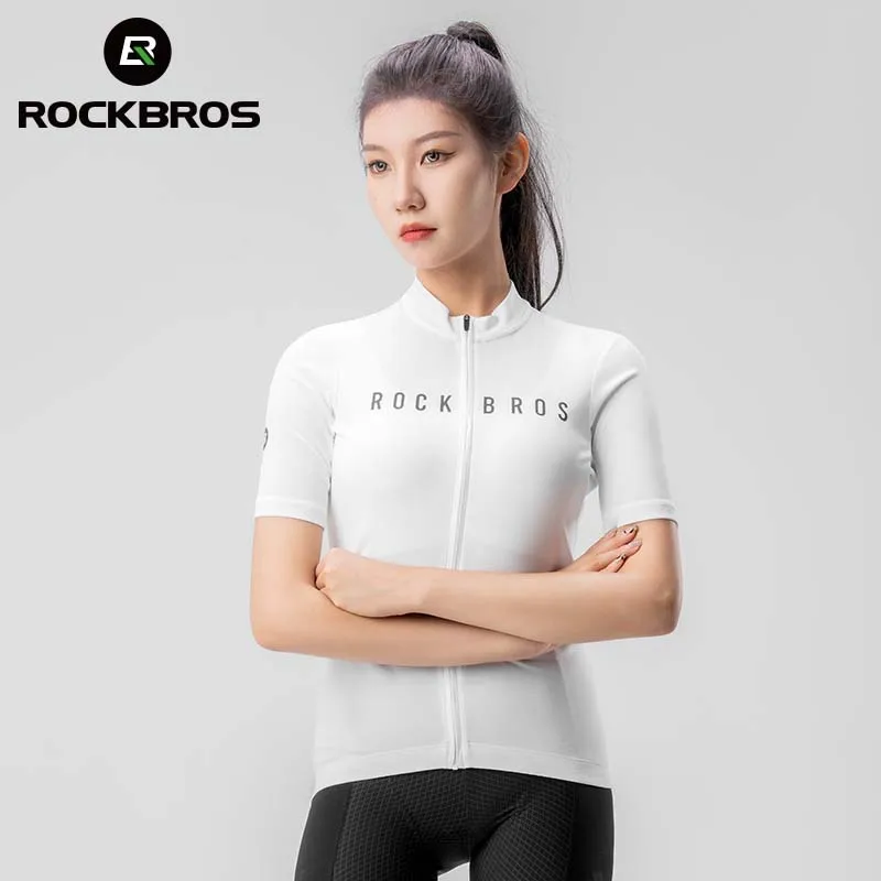 ROCKBROS легкая унисекс Одежда для велоспорта с коротким рукавом индивидуальная летняя одежда