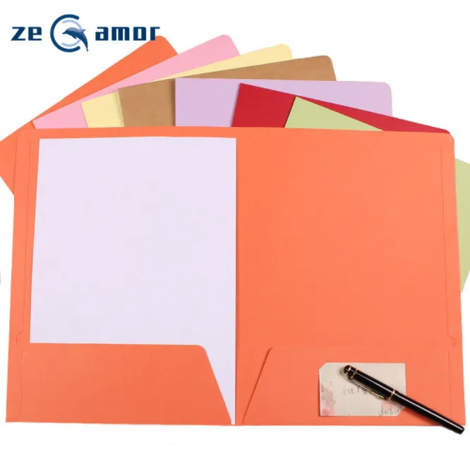 Zeamor 2021 Carpeta Expending Pocket Portfolio Expanding File Wallet Silk Customized Organizer Logo Paper Folder