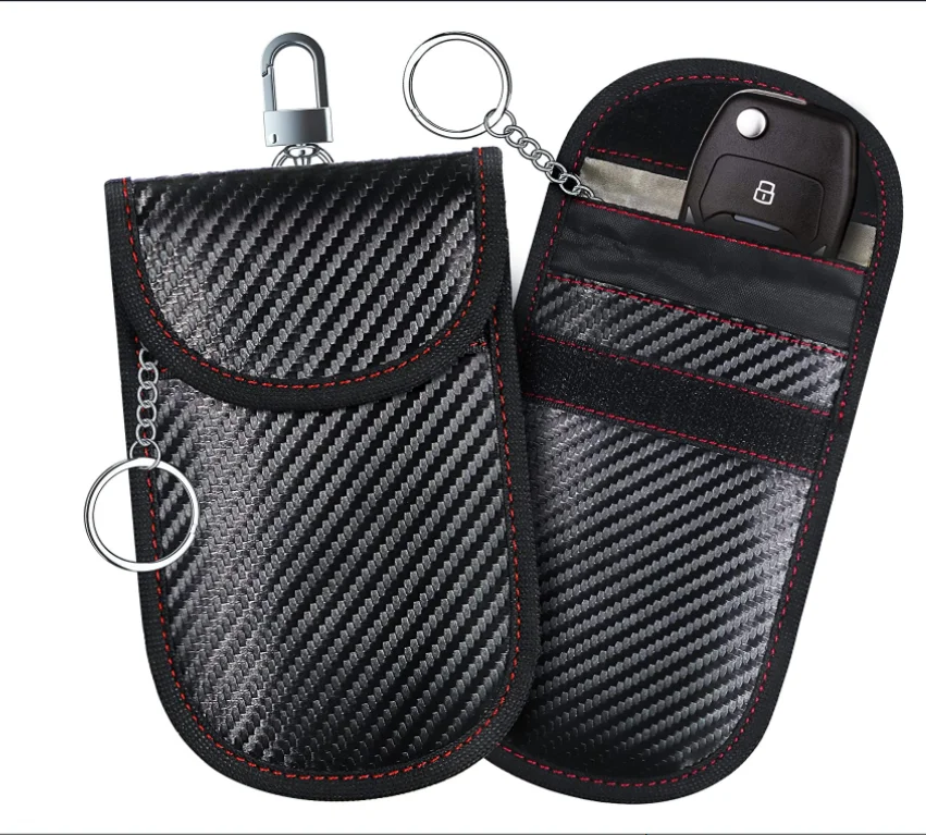 Faraday Bag for Key Fob Car RFID Signal Blocking Anti-Theft Pouch Anti-Hacking Case Blocker Faraday Cage Protector Case