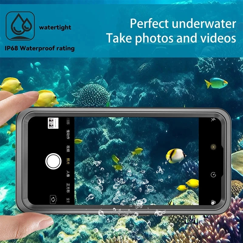 IP68 Waterproof Case For Google Pixel 8 Pro Diving Swim Outdoor Sports Anti-fall dust-proof TPU 6 7A 360 Full Cover Armor Case