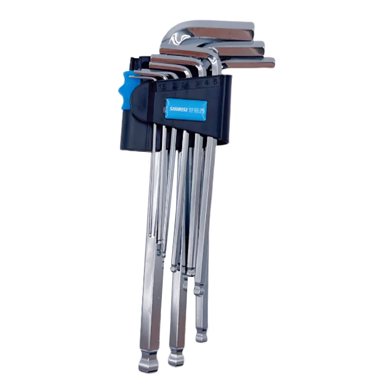 Special Offer bicycle repair hand tool kit metric L sharp short arm star torx allen hexagon hex key wrench set