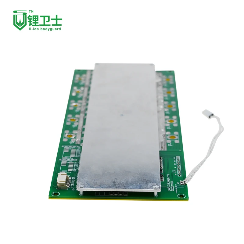 LWS PCBA Li-ion Lifepo4 BMS 4s 6s 7s 8s 9s 10s 13s 21s 12v 24v 36v 40a 60a 100a 150a 200a battery Smart BMS with BT RS485  CAN