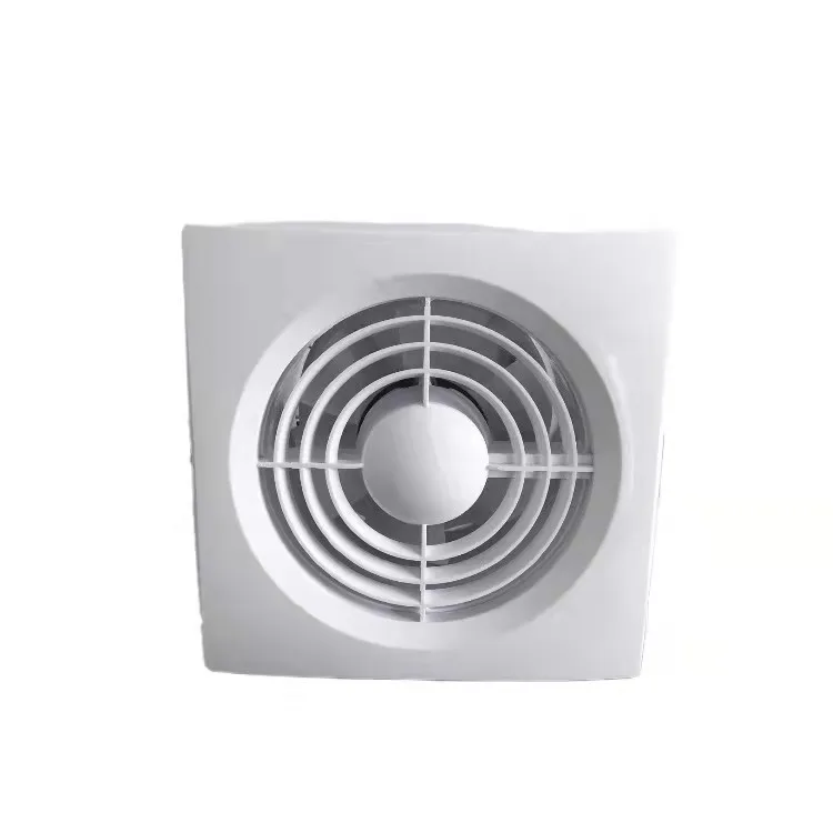 Good Quality Low Price PP Bathroom Kitchen 15w AC Electric Shutter Air Kitchen Wall Mounted Exhaust Fan