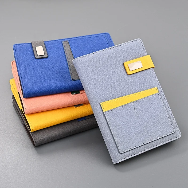 Classic Hardcover Customizable Journal Planner Refillable A5 Leather Diary Notebooks With Card Holder