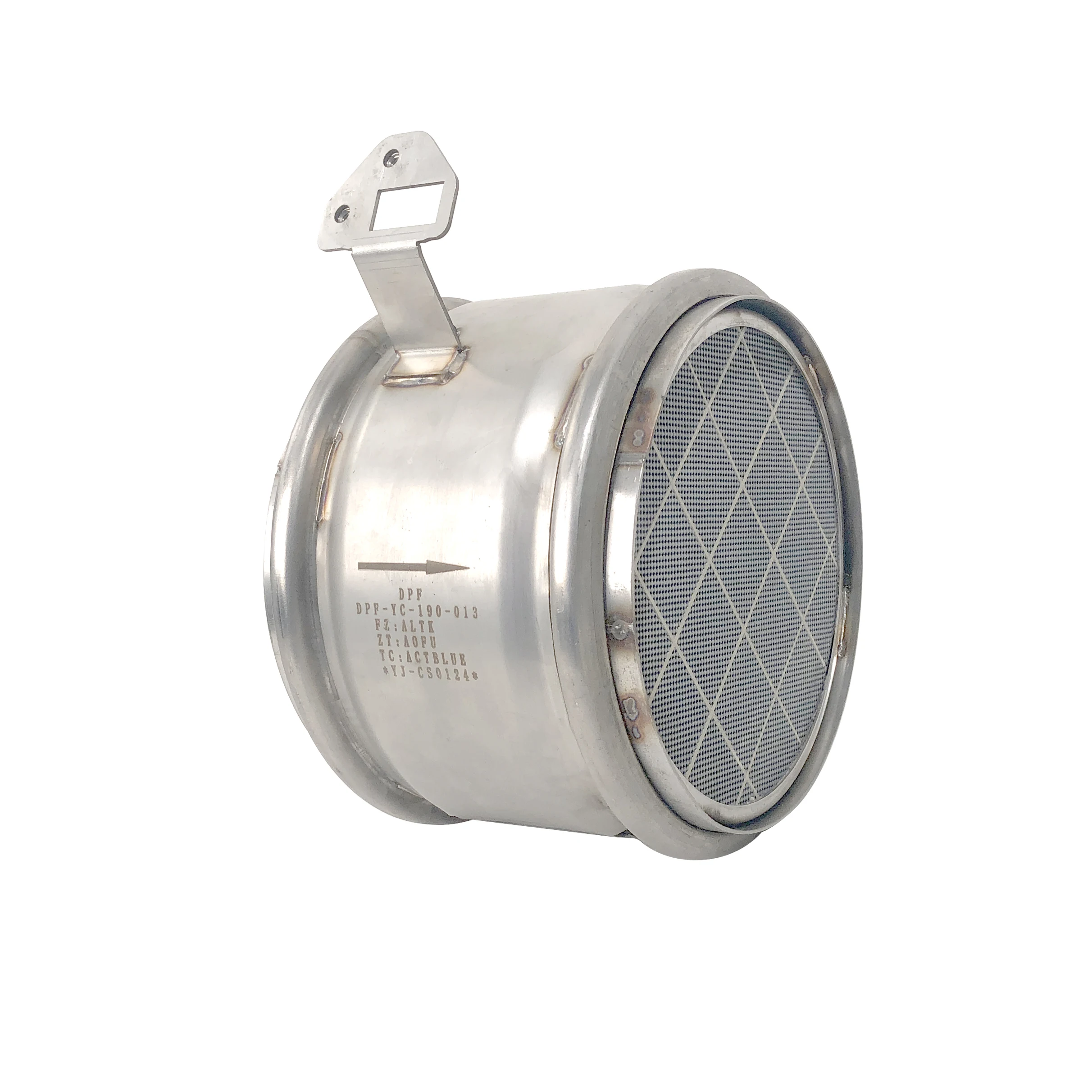 Euro 6 Truck catalytic silencer maintenance package, ceramic carrier catalyst Diesel particulate trap