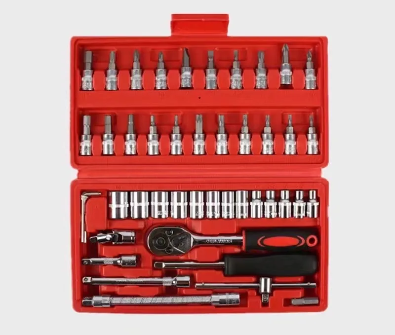 46-piece socket wrench set Motorcycle car protection set household hardware tool set