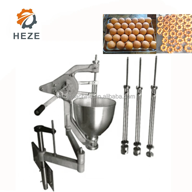 Portable 304 Stainless Steel Circle Shape Loukoumades Breakwater Potty Loukma Donut Ball Mochi Doughnut Dropper