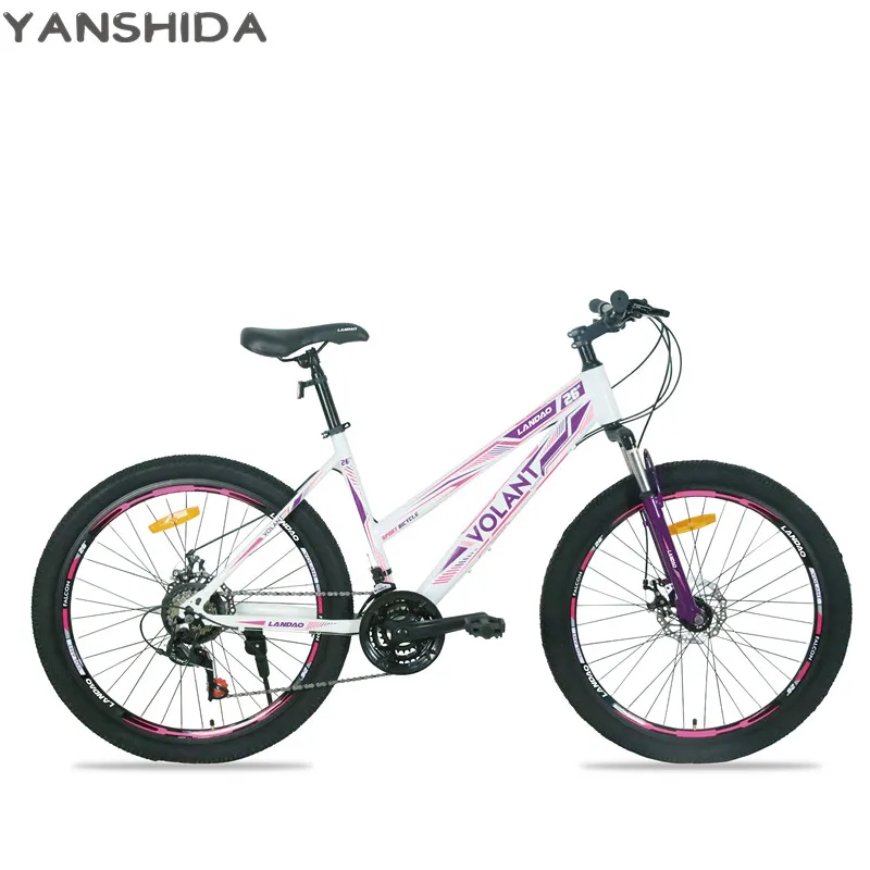 26*1.95 Adult Fixed Gear Bike 24 Speed Variable-speed Mountain Bicycle 26 Inch Wheel Road Race Sports Cycling Lightweight MTB