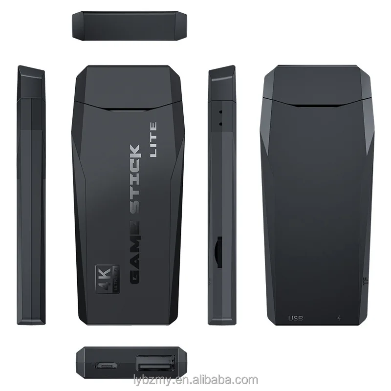 
Family TV 64G Built-in 10000 Games Stick 2.4G Wireless controller gamepad 4K HD M8 Video game Console 