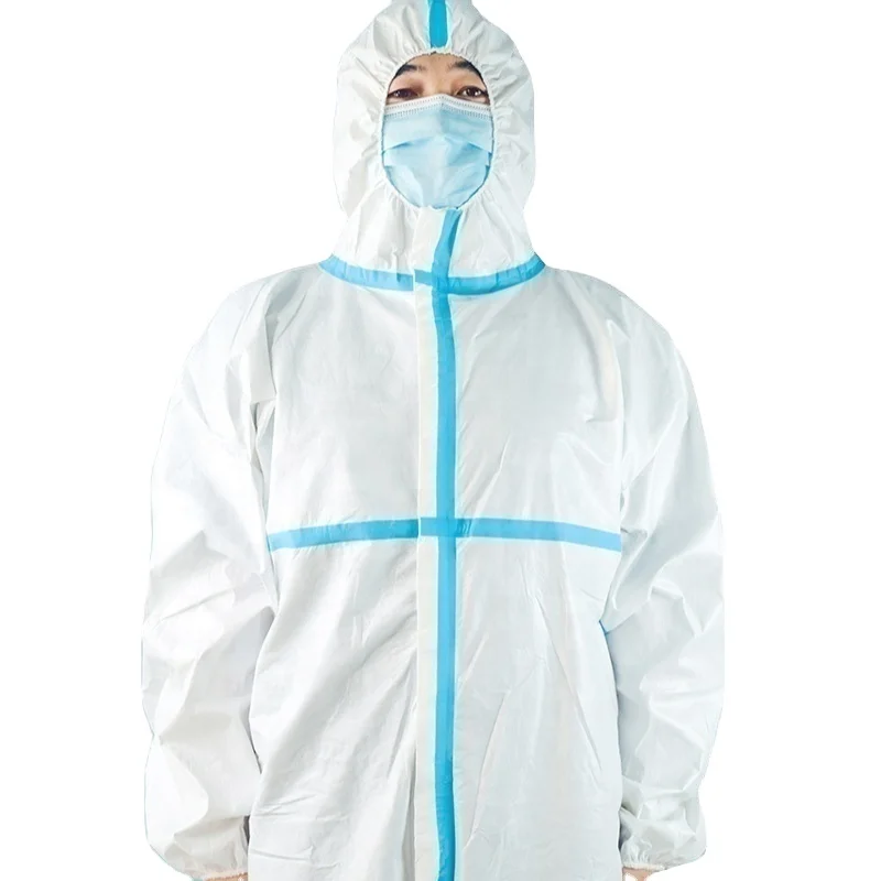 Моющийся Одноразовый комбинезон для защиты зубов ISO Paper PPE EN 14126 CE