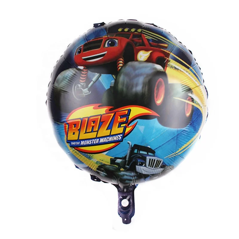 Машина Blaze and The Monster, суперформа, фольгированный шар для детских Праздничных Украшений
