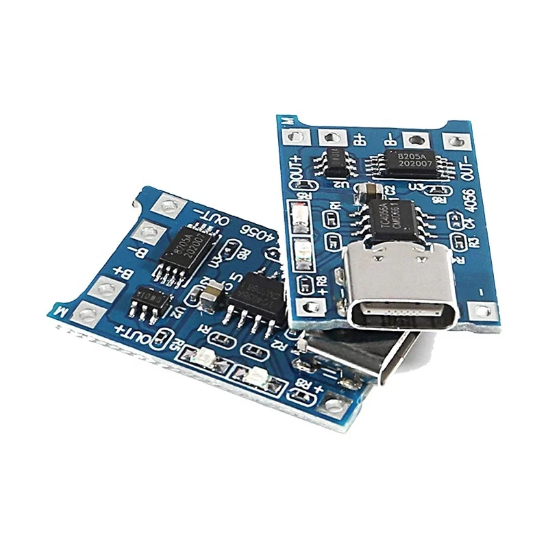 Micro USB 5V 1A 18650 TP4056 Lithium Battery Charger Module Charging Board With Protection Dual Functions 1A Li-ion