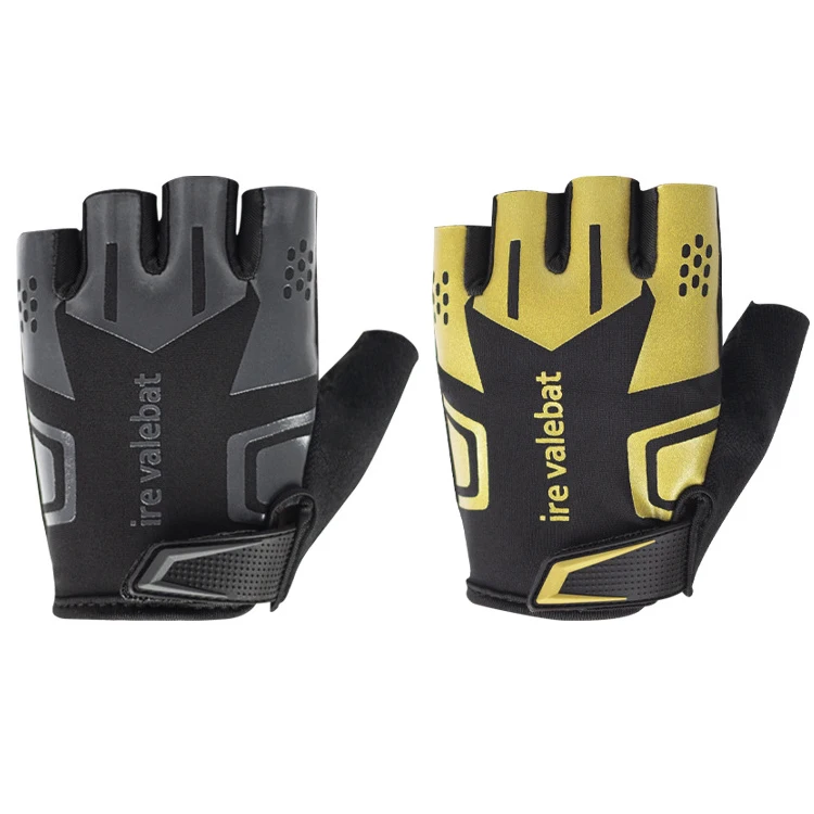 High Quality Half Finger Bicycle Riding Breathable Cycling Gloves with Palm Padded