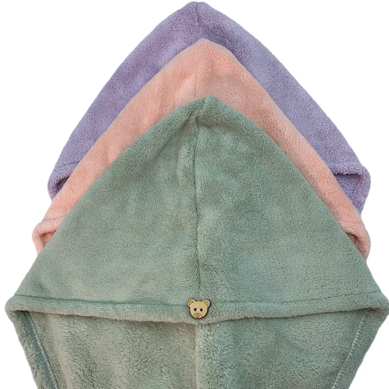 Wholesale Super Water Absorbent Hair Wrap Drying Salon Towel Ultra Soft Microfiber Turban