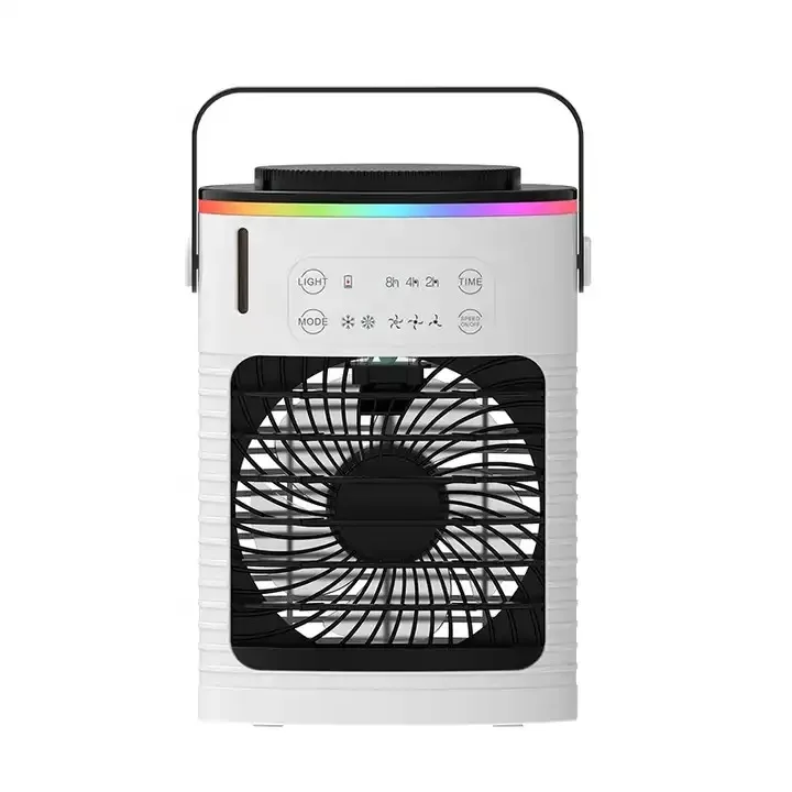 Mini Hand Fan with Spray Cooling Feature Kids-friendly Water Mist Fan Cooler for Outdoor Activities Hotel Use Battery-Powered