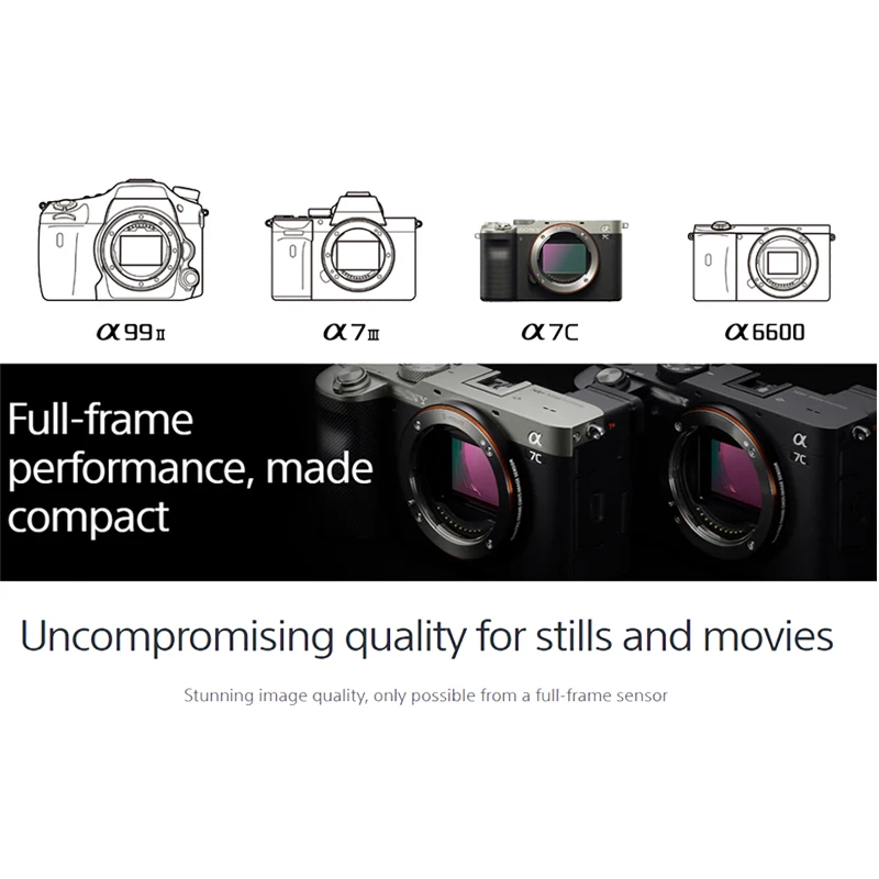 Использованная камера dslr для Sony a7C беззеркальная полнокадровая Alpha 7C Сменный объектив корпус