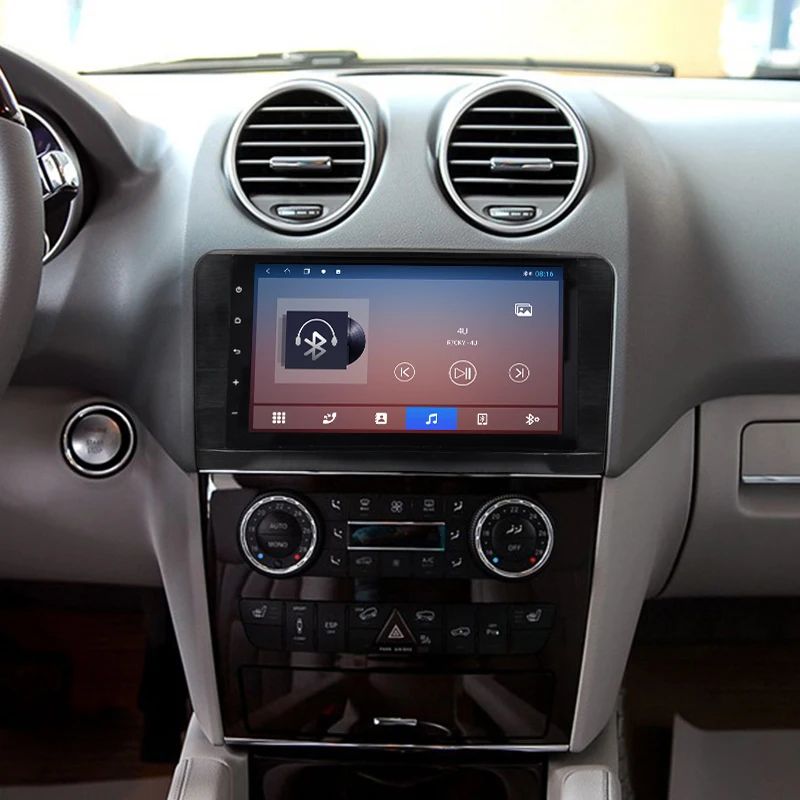 Автомобильная Мультимедийная система Android умная навигационная для BENZ ML GL/W164(2005-2012)Octa Core 4 Гб RAM + 64 ГБ ROM с Wi-Fi/4G