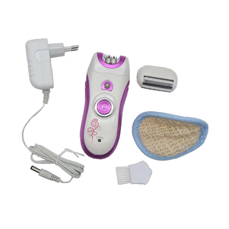 Rozia  2 in 1 Ladies Facial Hair Trimmer Professional Epilator Electric Body Face Hair Remover for Face Epilator for women