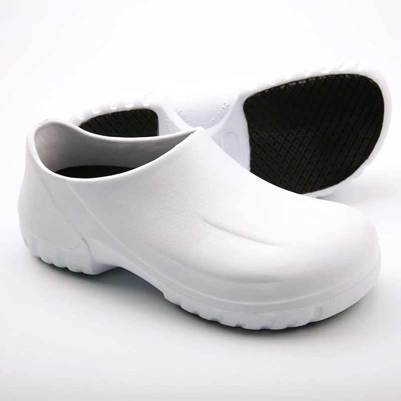 Anti Slip Oil Resistant Soft Water Resistant EVA Rubber Work Chef Shoes Kitchen