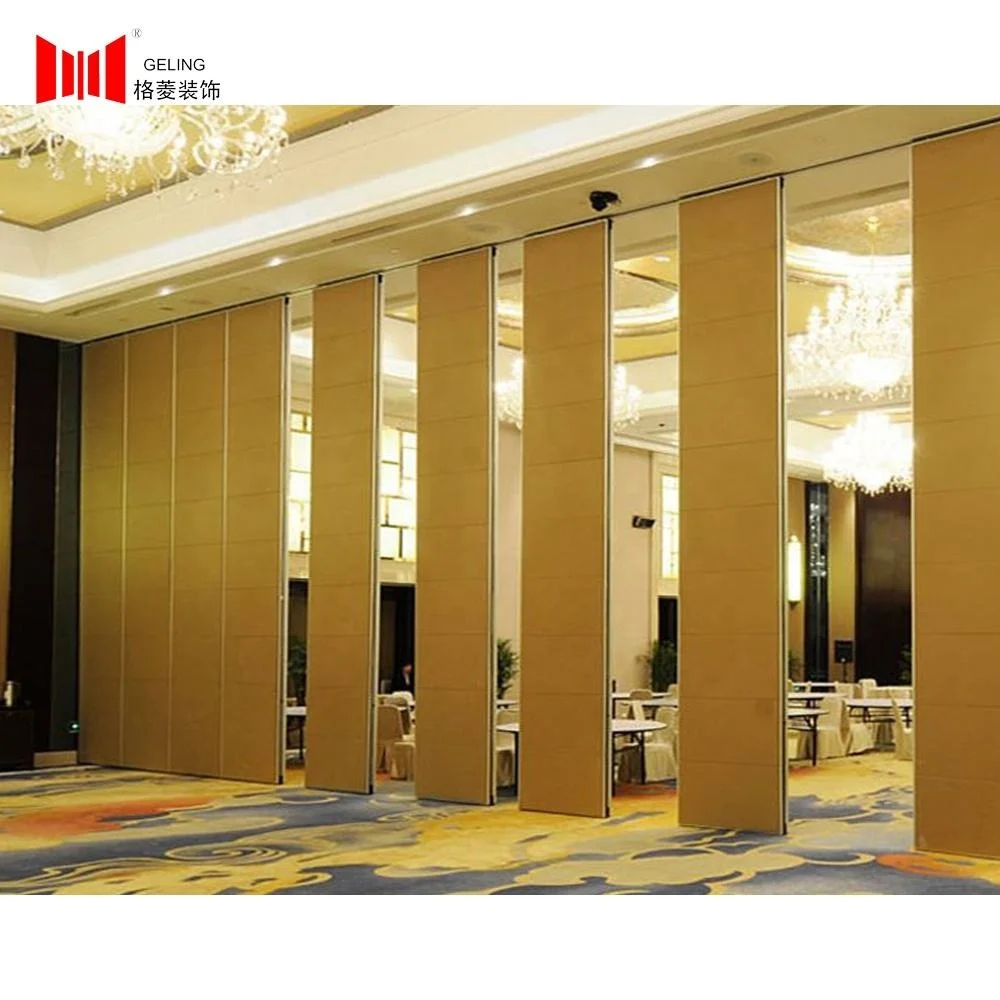 Customized portable wall hotel room partition Ultrahigh Movable Wall aluminum alloy folding sliding partition wall