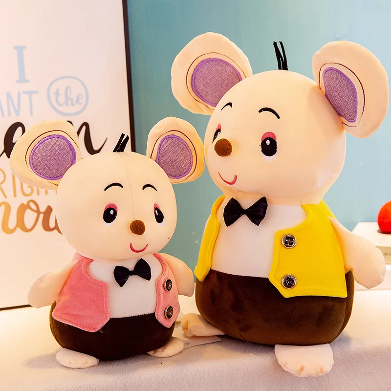 LOW MOQ Cheap Plush Rat Toys Baby Mascot Plush Dolls Soft Stuffed Animal Toys Minnie Mouse Plush
