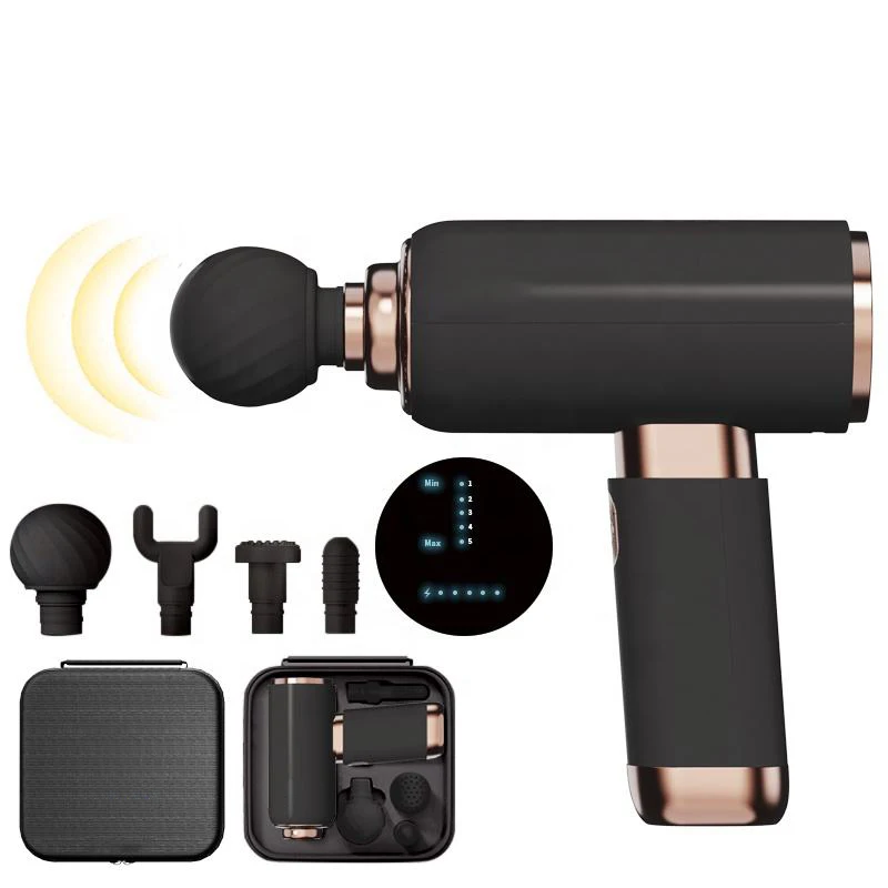 High Quality Body Electronic Massage Gun Handheld Deep Tissue Percussion Muscle Massage Gun Muscle Stimulator Massage Gun
